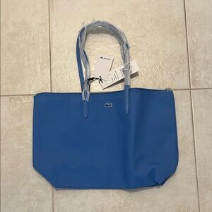 Lacoste Vibrant Blue Tote Bag